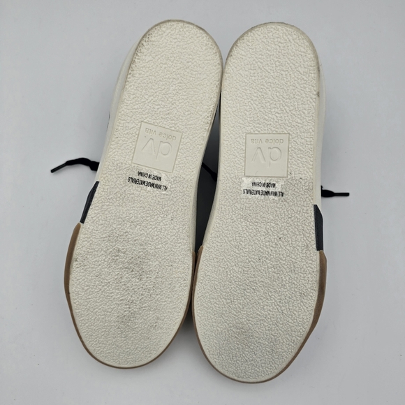 NWOT DV Dolce Vita Harryson Lace-Up Sneakers, Black/White/Tan, Women's Size 8.5 - Picture 12 of 13